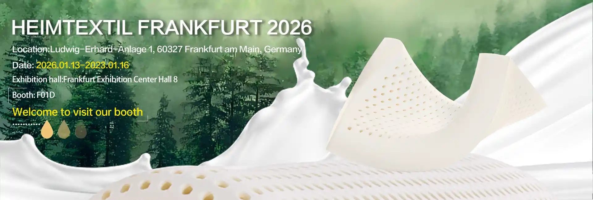 2026 Uluslararası Ev ve Ticari Tekstil Fuarına Hazır Mıyız? F01D'de Jiasheng Latex'i ziyaret edin